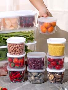 Bộ 6 hũ đựng gia vị xếp chồng được kèm nắp - Làm từ chất liệu PP, các ngăn có thể tháo rời, thích hợp để đựng gia vị, thảo mộc, các loại hương liệu, dụng cụ nhà bếp đa năng, tuyệt vời cho nhà bếp gia đình và cắm trại ngoài trời. - Nhiều màu - Xem 7