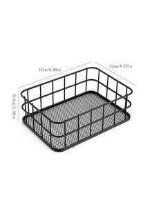1 chiếc giỏ đựng đồ bằng kim loại kiểu Bắc Âu hiện đại - Giỏ đựng đồ dùng văn phòng và mỹ phẩm bằng sắt rèn dung tích lớn, thiết kế dạng lưới giúp dễ dàng quan sát. - Vàng - Xem 10