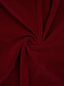 Spring New Arrival Commute/Casual/Light Date Women's Solid Burgundy Velvet Blazer: Long Sleeve With Button Cuffs, Single-Breasted Design, Blazer Lapel, Casual Jacket