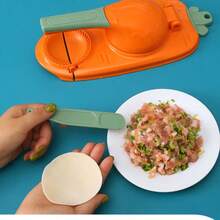 A Convenient Dumpling Maker - A Small Kitchen Tool That Helps Slouchy People Manually Roll Out Dumpling Wrappers. A Mold Designed Specifically For Rolling Out Dumpling Wrappers, An Essential Tool For Homemade Dumplings.