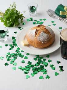 1 Pack Green Clover Confetti, Glitter Sprinkles For St. Patrick's Day To Bring Luck To Family And Friends, Lucky Clover Party Supplies - Green - View 6