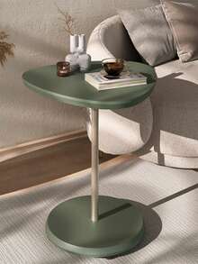 Mesa de Apoio Lateral Orgânica- Bel - Verde Oliva - Visão 5