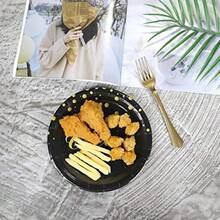 Pandecor 70th Birthday Party Supplies50 PCS Cheers to 70 Years Disposable 7 Inch Paper Plates Dessert Plates for 70 Years Anniversary Party - 70 años - Ver 7