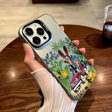 Funda para teléfono: Nueva historia de Anime del Topo, diseño lindo de ratón y erizo en salida alegre, funda compatible con 17, 16e, 16, 15, 14, 13, 12, 11 Pro,, X, XR, XSMAX, 8, Plus, cubierta trasera mate antideslizante17  17promax - Negro - Ver 4