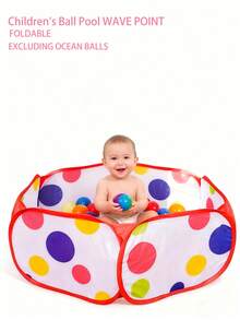 1个可快速展开的儿童球池玩具，儿童游戏围栏攀爬垫，涤纶海洋球池（不含球），室内/室外便携式可折叠球池玩具，婴儿游戏区，沙滩玩具，适合男孩和女孩，儿童生日或节日礼物，理想之选 - 彩色 - 查看 10