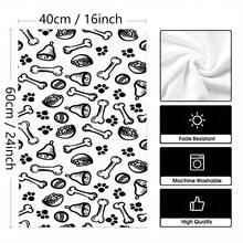 2/4 piezas Toallas de cocina con estampado de perro, toallas decorativas con alta absorbencia, adecuadas para decoración de vacaciones, cocina, hornear, regalos de inauguración de casa y limpieza, aptas para cocina, baño, inodoro - Multicolor - Ver 7