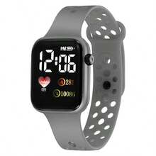 AMAZING VISION Reloj inteligente de estilo moderno con esfera cuadrada y diseño terrestre, con tecnología LED y diseño contemporáneo, adecuado para uso diario y ocasiones especiales, reloj inteligente minimalista y elegante - color aleatorio - Ver 7