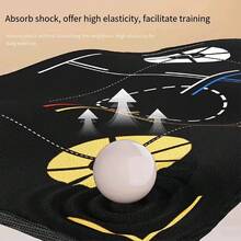 1pc Basketball Dribbling Training Mat, Noise Reduction & Anti-Slip, With Dribbling Rings Design To Improve Ball Handling Skills, Basketball Training Equipment | Quiet Training Mat | Durable Basketball Mat, Suitable For Indoor Dribbling Practice, Christmas Gift