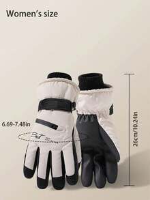 Produktbild von Ziener Erwachsene GAIKUS Ski-Fäustling/Wintersport | Wasserdicht, Lange Stulpe, Wolle, Black, 6,5