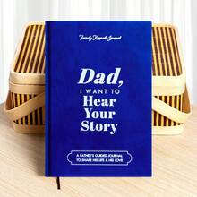Dad, I Want To H-Ear Your Story - The Gift Your Dad Will Love! Father's Day Journal Share His Personal Story Workbook Diaries - 彩色 - 查看 2
