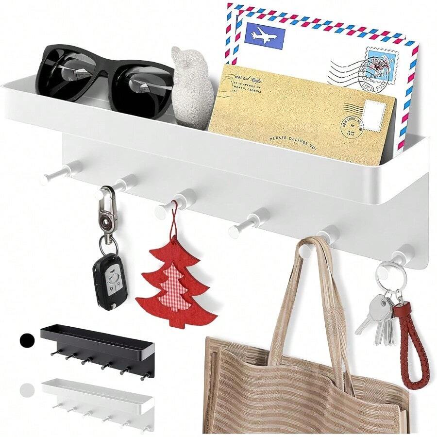 Key Hooks - White - View 1