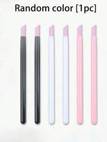 12件套石英陶瓷美甲抛光雕刻笔套装，45度去茧去皮器，指甲油，指甲锉，光滑磨石，天然美甲凝胶套装 - 彩色 - 查看 15