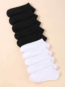 10/30 perechi șosete unisex subțiri, respirabile, confortabile, rezistente la mirosuri, care absorb umezeala, cu croială joasă, șosete casual de culoare solidă, șosete pentru copii și șosete de echipaj, potrivite pentru primăvară, vară, toamnă și iarnă