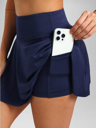 CZRLHYT Women Skort Tennis Skirt With Pocket Shorts Mini Golf Skirts High Waisted Athletic Skorts Summer Workout