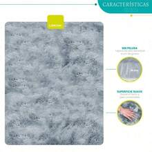 Decorative Rug 200x150cm, Living Room Rug, Super Soft Home Rug - 灰色 - 查看 5
