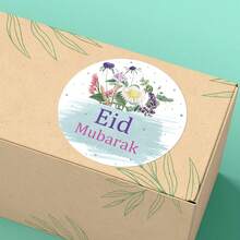 216-20 ملصق مخصص للعطلات بقطر 5 سم و 3 سم، ملصقات نصية متعددة الوظائف، ملصقات أكواب المياه، ملصقات أكياس تغليف الحلوى الصغيرة مناسبة لتغليف هدايا العطلات، ديكورات العطلات، ملصقات أظرف العطلات، ملصقات تغليف الحلوى والحلويات - متعدد الألوان - مشاهدة 2