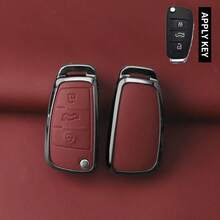 Vỏ bảo vệ chìa khóa xe hơi gập gọn bằng hợp kim kẽm thông minh, tương thích với các dòng xe Audi A1/A3/A4/A5/A6/A7/Q3/Q5/S6/B6/B7/B8/C6/8P/8V/8L/TT RS. - Audi - Xem 15