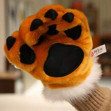 创意柔软的老虎、棕熊和熊猫毛绒玩具、爪子手套、派对玩偶、亲子互动玩具、儿童安抚玩偶和陪伴玩偶、情人节送给男女朋友的礼物。 - 彩色 - 查看 16