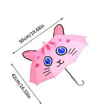1把可爱卡通折叠伞，舞蹈道具伞，适合沙滩、露营、户外活动，方便携带，春夏必备，伴娘礼物，房间、卧室装饰，海滩、旅行，男女皆宜，度假必备 - 多色 - 查看 2