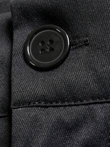 Men's Cargo Shorts, Multi-Pocket Street Style, Summer Bottoms - Black - View 8