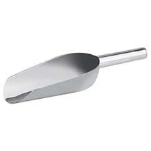 GLOGLOW Cuchara de hielo para alimentos Sweet Scoops Juego de Acero Inoxidable Dry Goods Tongs Candy Scoops para Wedding Candy Buffet Bar Home Kitchen 5 Palas - Plata - Ver 7
