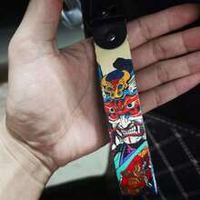 1 pieza Llavero de estilo JDM con diseño de samurái, llavero con diseño de guerrero japonés, llavero con espíritu bushido - Samurái enmascarado - Ver 5