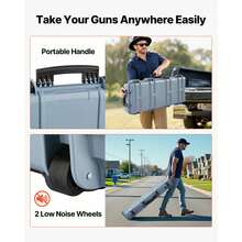 Gun Sleeve - 40 * 12,7 * 5,4 Zoll Grau - View 7