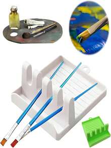 1pc Kitchen Utensil Holder, Suitable For Countertop, With Drip Mat, Can Hold Various Kitchenware, Heat-Resistant, Also Can Be Used On Stove - Multicolor - View 2