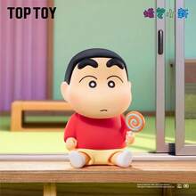 Miniso 蜡笔小新复古日常系列盲盒可动人偶，趣味收藏人偶礼物，经典蜡笔小新& - 彩色 - 查看 3