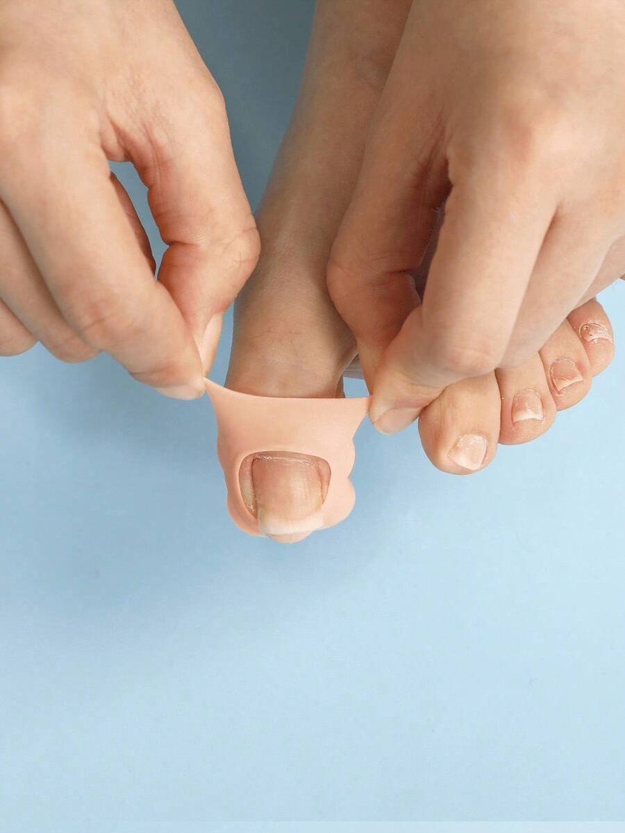 2pcs Ingrown Toenail Protector Cover, Fingernail Toe Nail Care, Anti Wear Ingrown Nail Groove Stickers, Foot Care Tools