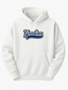 Sudadera lisa de poliester con estampado de - Blanco - Ver 1