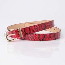 New Women's Belt With Snake Pattern Decoration, Simple Belt, Women's Jeans Belt Paired With Dress Belt - Nhiều màu - Xem 14