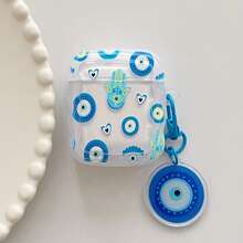 Blue Eye Design Bluetooth Earphone Case Compatible With Apple 4, Pro 3/Pro 2/Pro (Earphones Not Included) - Blue - View 10