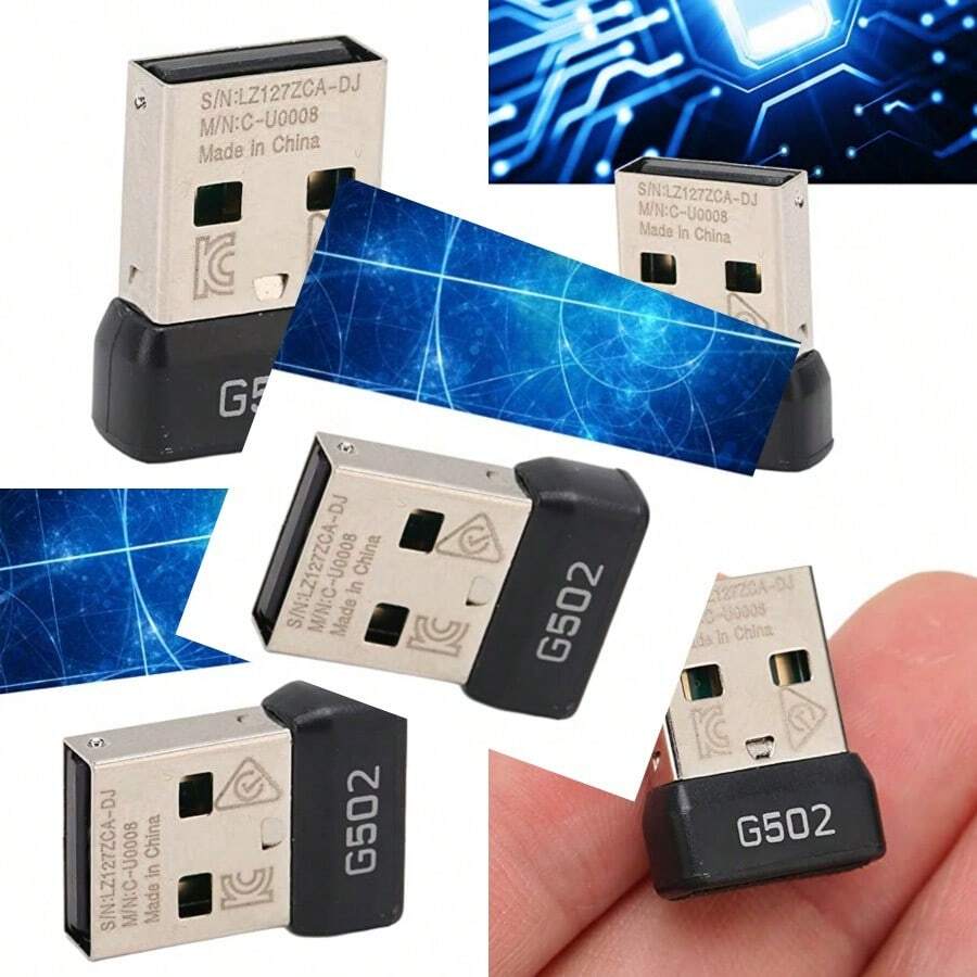 Adaptador de Done Bluetooth para Ratón G502 LIGHTSPEED Transmisor y Receptor Inalámbrico Portátil de 2 4 GHz Plug and Play Transmisión de Señal Estable - como en la foto - Ver 1