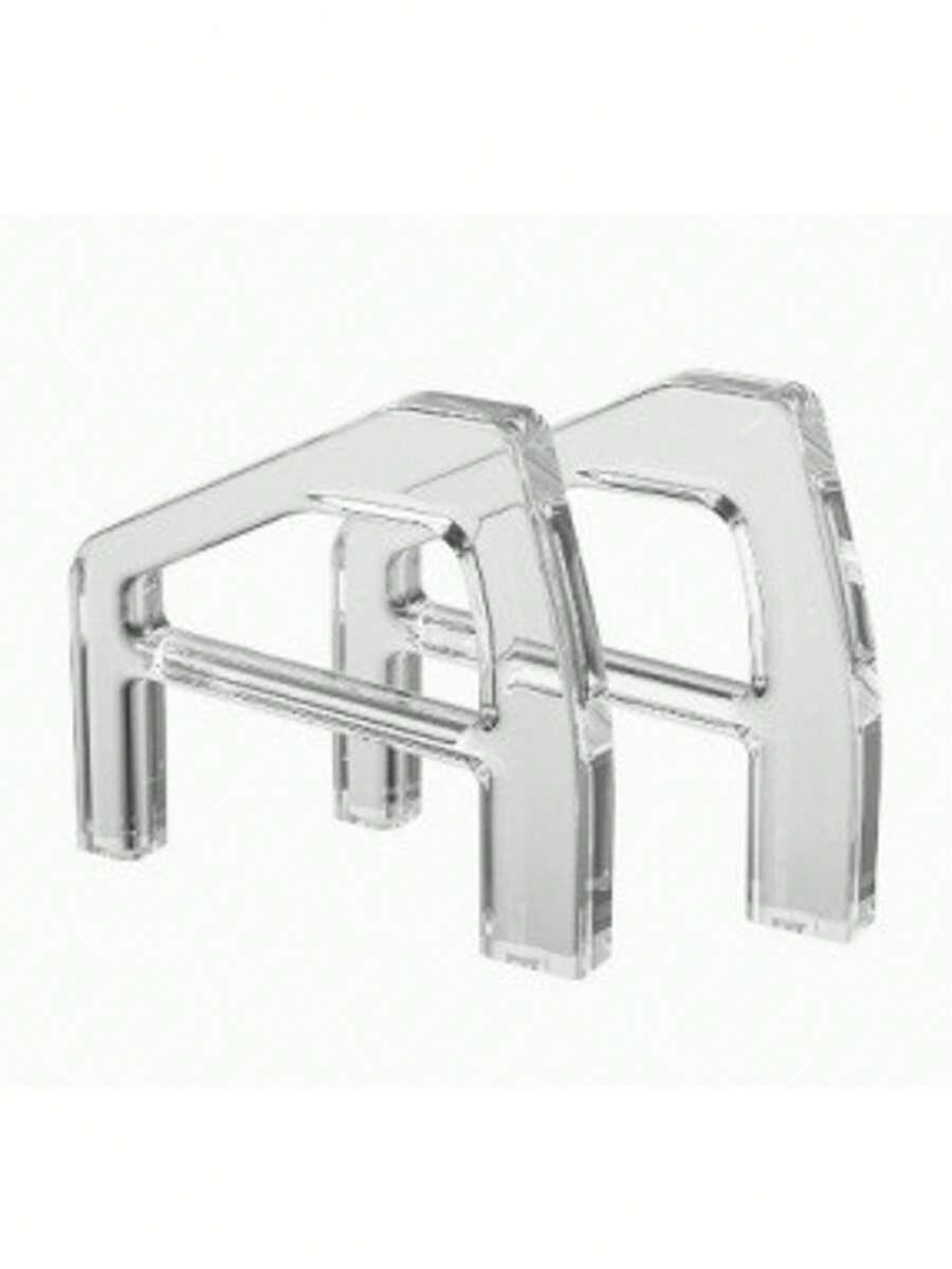 Suporte horizontal para consoles Slim/Pro, base de jogo transparente - Branco transparente tipo B - Ver 1
