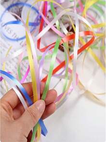 10m/Roll Curly Ribbon Balloon Ribbon, Balloon Accessories, Balloon Coils, Decorative Ribbon, Balloon Streamer, Suitable For Parties, Holidays, Floral, Crafts And Gift Wrapping (10 Colors)