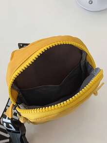 Personalized New Men's Milan Print Chest Bag/Waist Bag, Convenient To Carry, One Shoulder Phone Bag, Casual Versatile Commuter Crossbody Bag - Multicolor - View 8