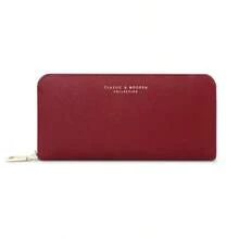 YUQING.FC. Cartera Gran Capacidad Multicapa, Bolso Mano Con Cremaller T9612-042 - Rojo - Ver 5