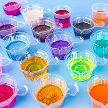 50个/100个 1.35盎司塑料一次性杯分配器树脂浇注杯，适用于DIY环氧树脂珠宝制作工具配件