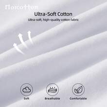 3 chiếc quần boxer nam Norcotton bằng cotton, màu trắng trơn. - trắng - Xem 6