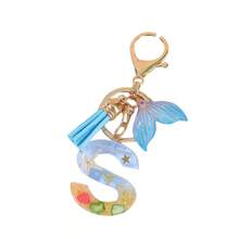 1pc Handmade Crystal Resin Butterfly & Letter Keychain, Tassel Keyring, Small Gift For Wedding, Birthday, Baby Shower, Travel Souvenir, Graduation, Housewarming, Party (5 Styles Available) - Multicolor - View 126