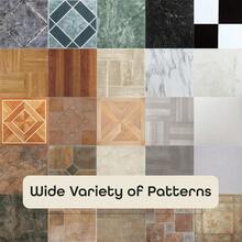 Nexus - Azulejos autoadhesivos de vinilo de 12 pulgadas 20 azulejos 12 x 12 pulgadas patrón de pizarrón de mosaico despegar y pegar suelos de bricolaje para cocina comedor dormitorios y baños - Mosaico - Ver 5