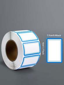 500pcs Refrigerator Storage Labels Stickers - Easy To Peel Off, Fridge Stickers, No Residue Adhesive, Ideal Size, Reusable Fridge Labels, Suitable For Food Storage Containers, Jars And Organizing Storage Areas - Waterproof And Oil-Proof Blank Labels - Colorful Labels For Office And Classroom Organization, Fridge Meal Labels Accessories - Multicolor - View 5