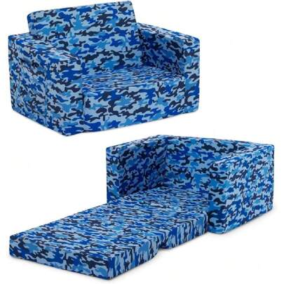 Sillón Convertible Cozee 2 en 1 - Diseño: Camuflaje Azul,36935363