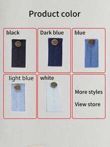 裤子加长套装，包含裤子纽扣加长器、吊带扣、腰带加长扣、弹性腰带加长器、互锁式腰带加长纽扣、弹性腰带加长器、可调节牛仔裤纽扣加长器，男女通用DIY服装配件，可调节弹性腰带加长器，适用于牛仔裤和休闲裤，无缝设计，易于安装的纽扣。