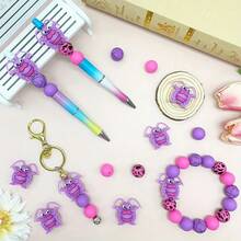 25颗蟑螂造型15毫米圆形硅胶珠，DIY工艺品，化妆刷装饰，挂绳饰品，手工硅胶珠设计，耐用硅胶材质，情人节、生日、周年纪念日礼物的完美之选 - 蟑螂系列 - 查看 7