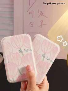 Foldable Portable Makeup Mirror With Stand, Travel Mirror, Beauty Accessories, Tabletop Makeup Mirror, Rectangular Tabletop Foldable Compact Minimalist Makeup Mirror, Travel Makeup Mirror, Gift For Women And Girls - Mother's Day Makeup Mirror, Travel Essential, Travel Accessories, Beach Vacation, Summer Holiday, School Supplies, Back To School For Barber Salon Beauty Travel Essential,Hair Products,Hair Cares,Hair Accessories - Multicolor - View 3