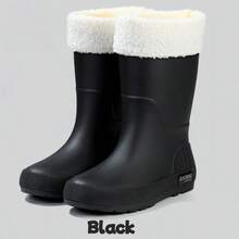 1 Paar modische Gummischuhe rutschfest, warm, leicht wasserdicht, neue Regenstiefel für Frauen und Männer, Pflaumenfarbe für die Regenzeit, abnehmbare Abdeckung leicht zu reinigen, Frühling Sommer Auswahl, Brautjungferngeschenke, Zimmer, Schlafzimmerdekoration, Strand, Reisen, für Männer, für Frauen, Urlaub, Frauentag, Reiseaccessoires, Hochzeitsgeschenke, Y2K, Schlafzimmer, Autoaccessoires für Frauen, Küchendekoration, süße Sachen - Verschiedenfarbig - Übersicht 8