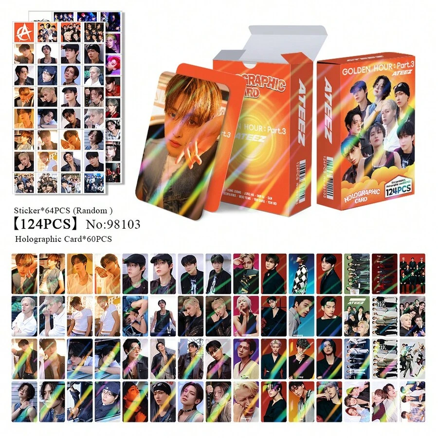92pcs Official Photo Card Set, High-Definition LOMO Photo Cards For World Tour Concert, KPOP Fan ATINY Collectibles, Concert Cheering, Birthday Gift, Anniversary Gift, Thank You Gift, Fan Event, Party Favor, Scrapbook, Diary, Album Decoration, KPOP Merchandise, In Stock, Ready To Ship - Multicolor - View 1