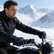 Motorcycle Touchscreen Gloves Full-Finger Gloves Unisex Riding Gloves